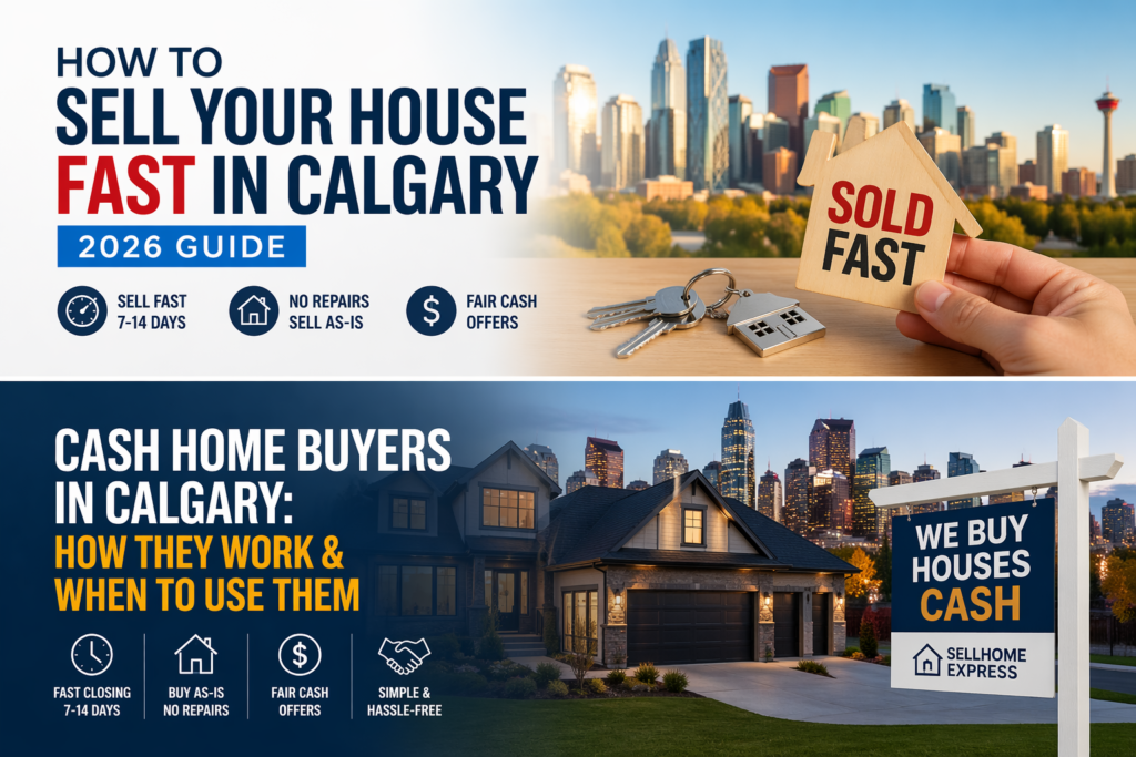 Cash for your house in Calgary